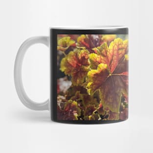 Yellow and Red Leaves Mug